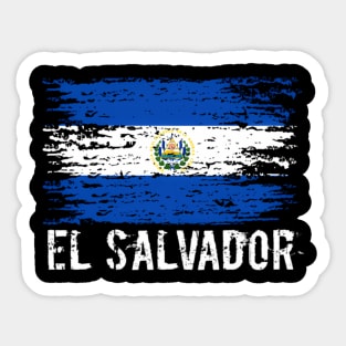 Salvadoran Flag Pride Salvador Root El Salvador Sticker